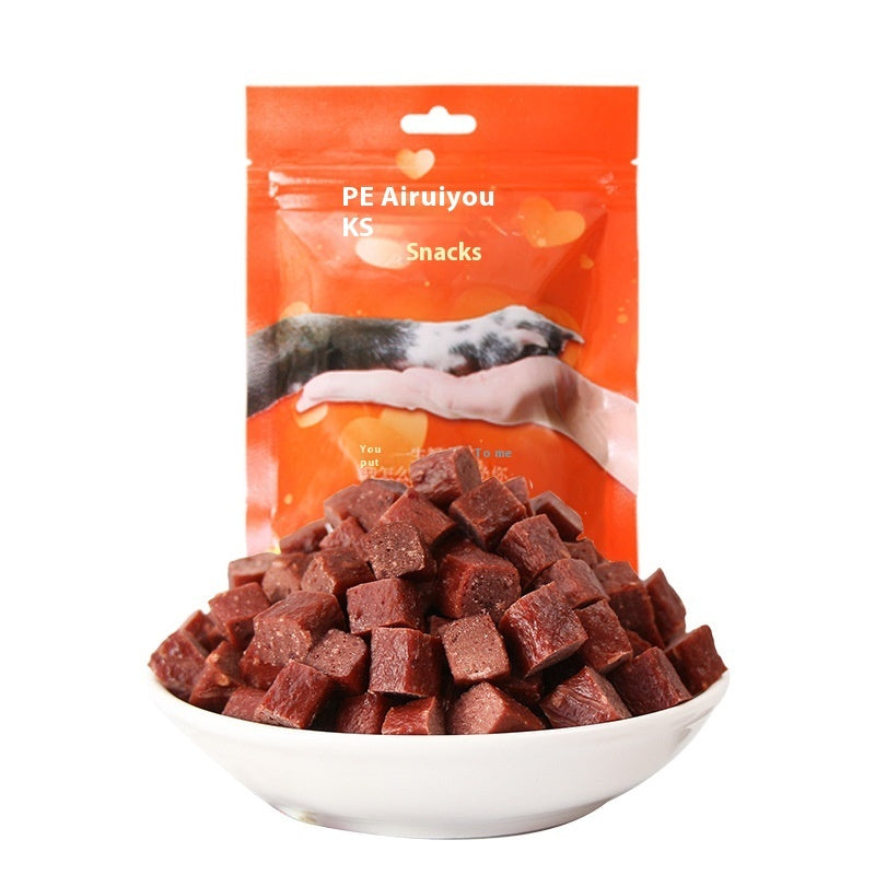 Dog Snacks Dried Beef Cubes