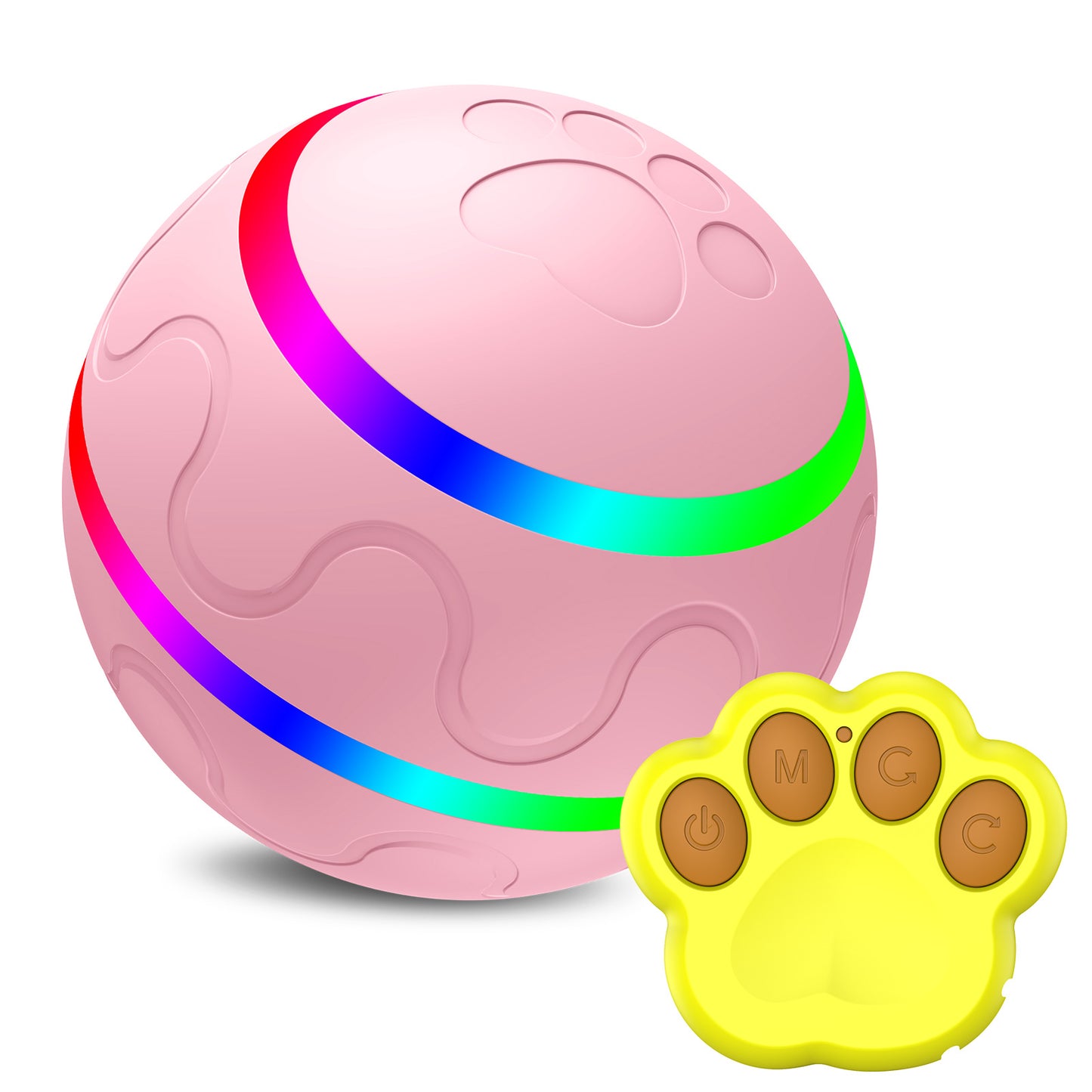 Remote control electric dog toy ball  