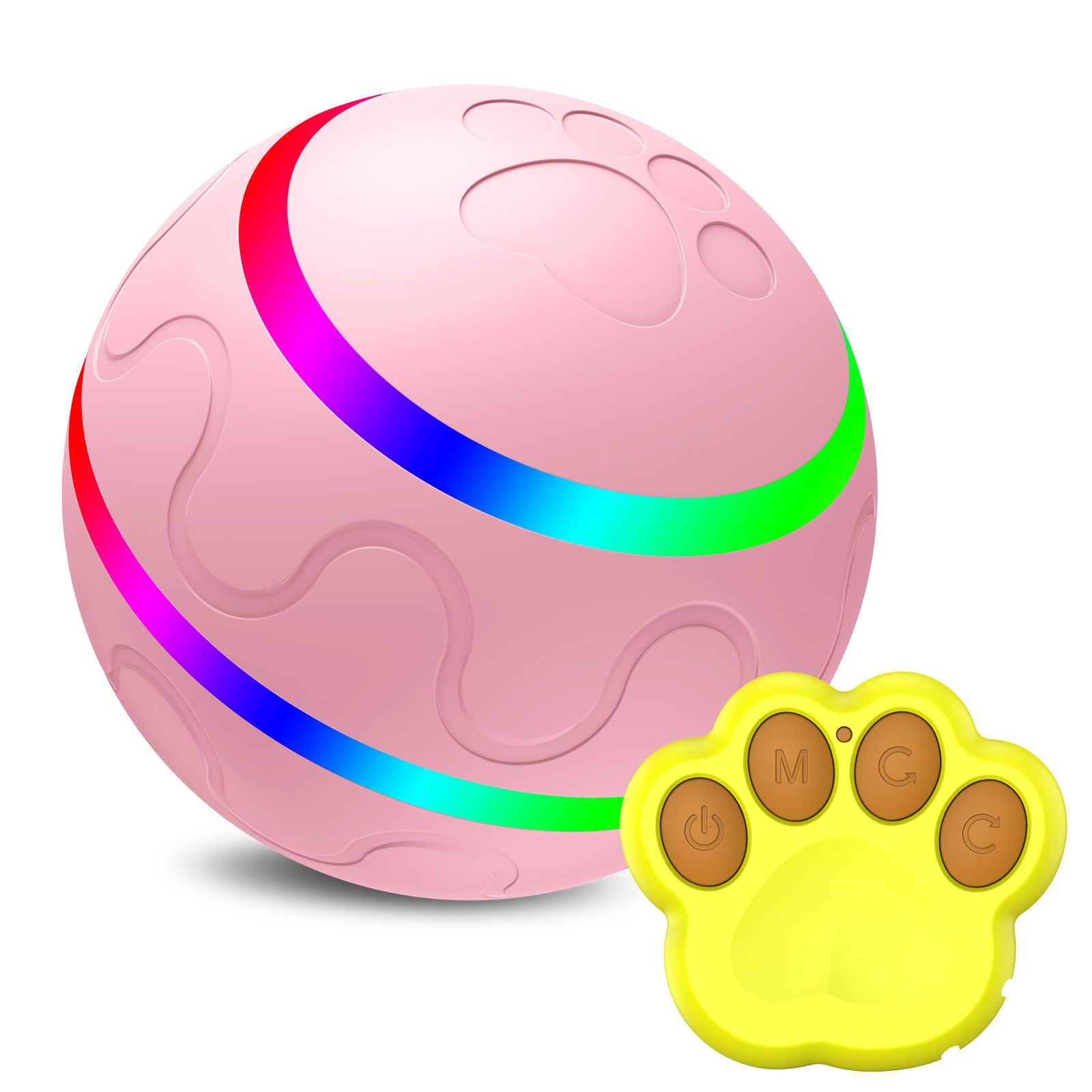 Remote control electric dog toy ball  