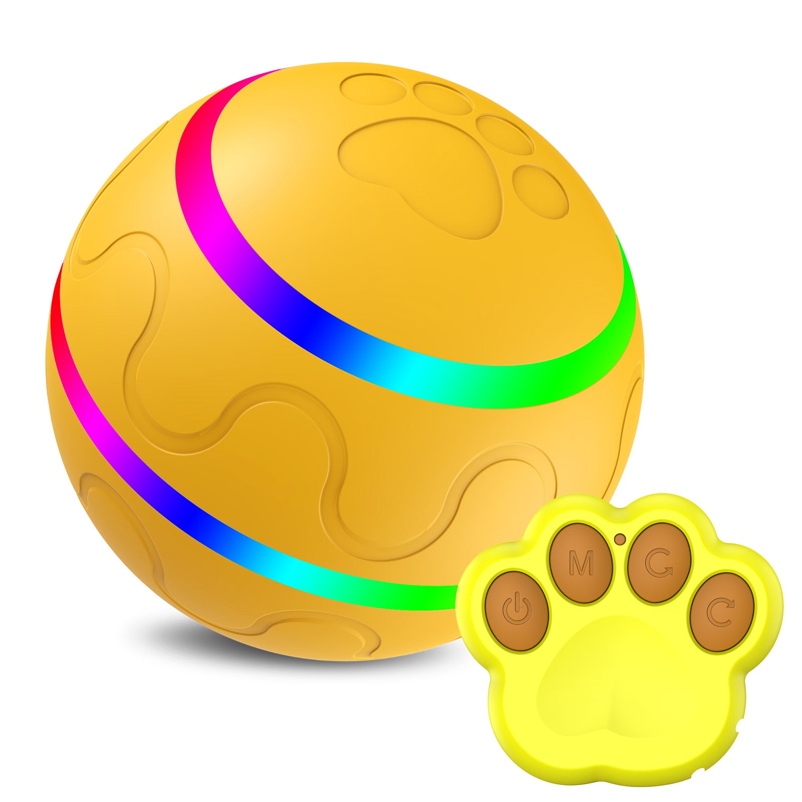 Remote control electric dog toy ball  