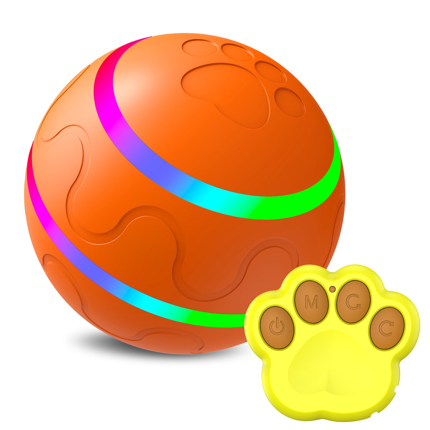 Remote control electric dog toy ball  