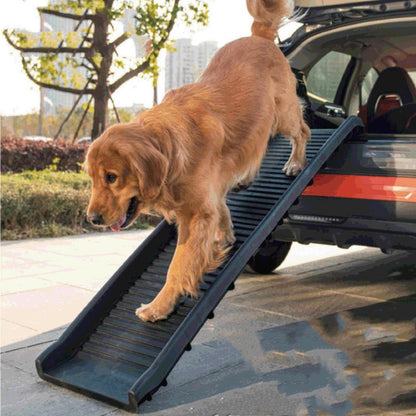 Non-slip Plastic Folding Dog Ladder Slope