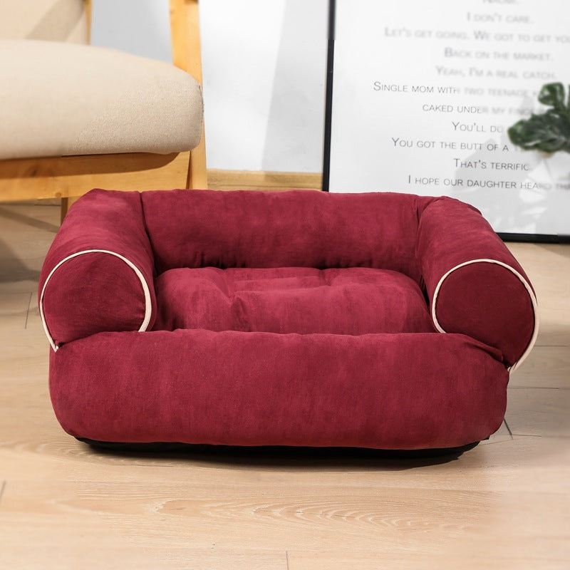 Dog Bed Sleeping Sofa Pet Winter Warm House - Pooch2Spoil