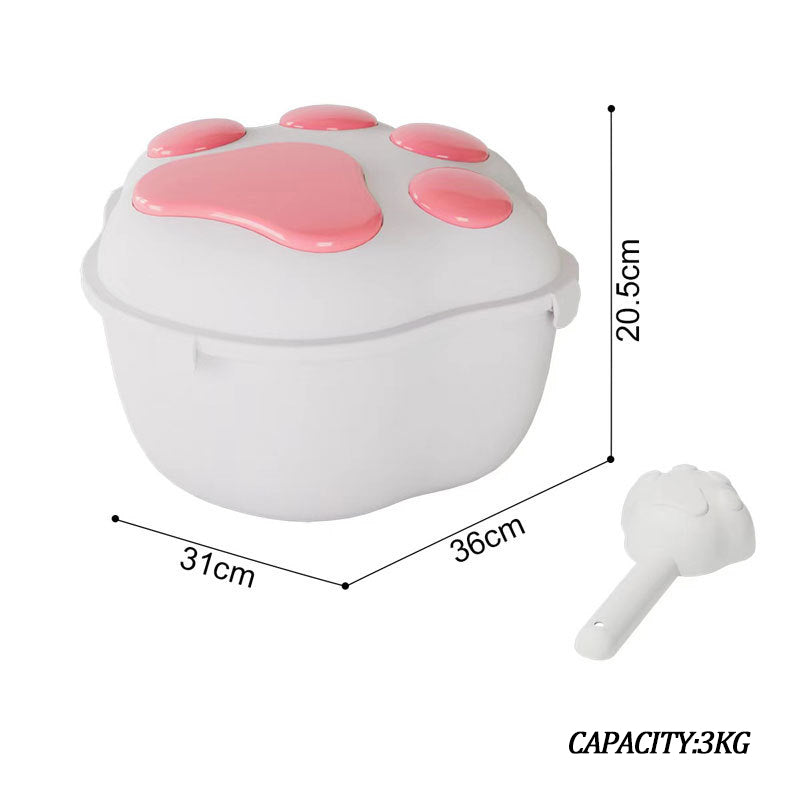 Claw Dog Food Storage Container
