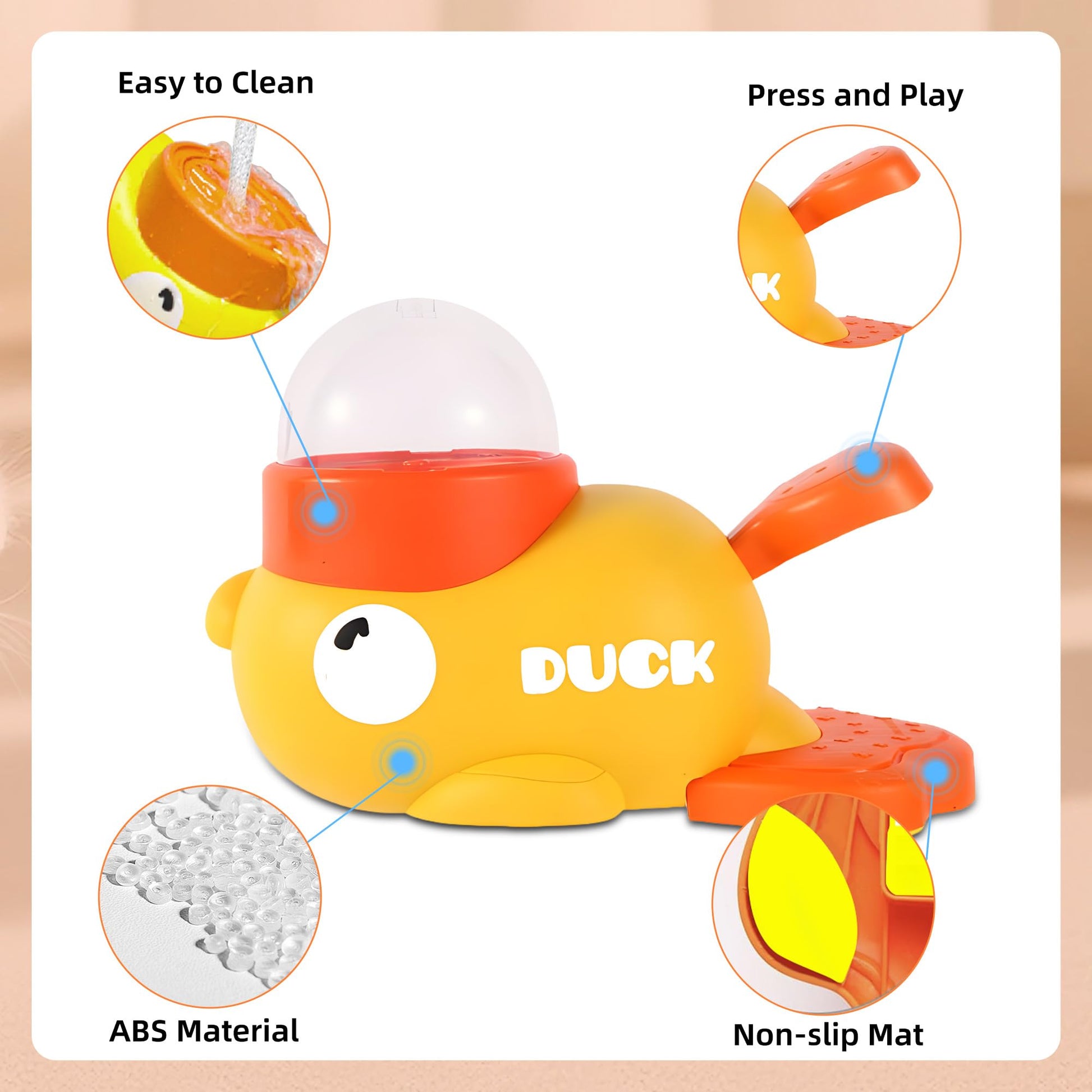 Duck-Shaped 2-in-1 Interactive Dog Slow Feeder