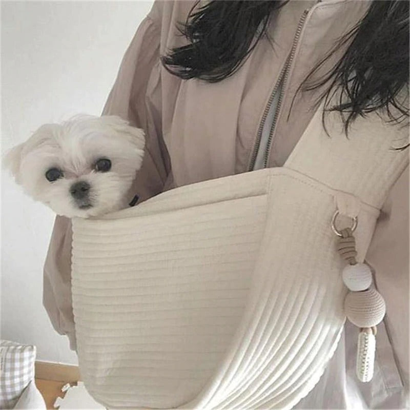 Outdoor Travel Handbag Carrier For Small Dogs, Soft Cushion, Travel Tote Bag For Hiking