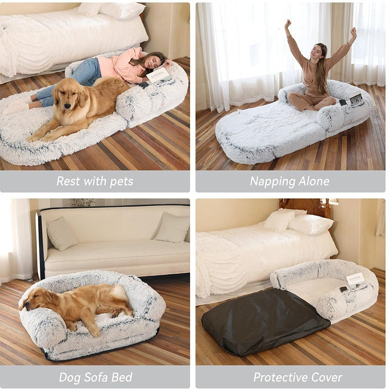 Human Pet Sofa Removable And Washable Detachable Doghouse Dog Bed