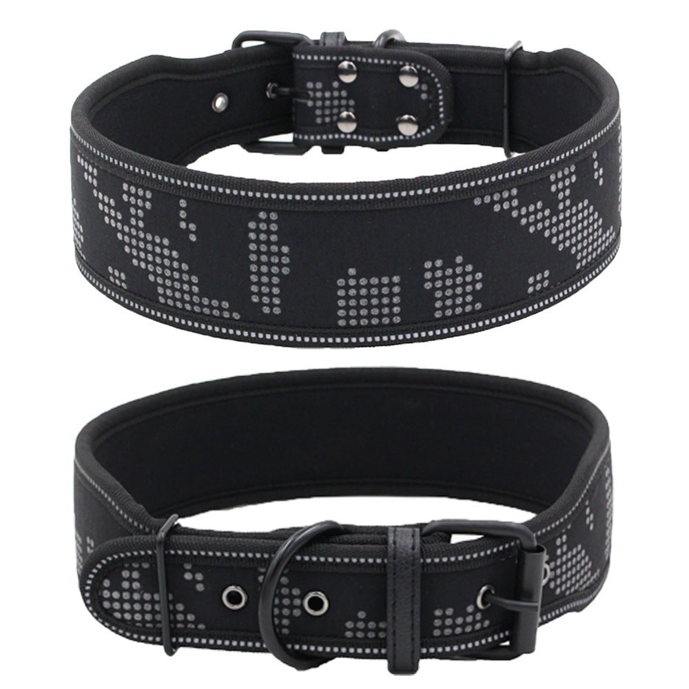 Reflective Camouflage Comfortable Dog Collar - Pooch2Spoil