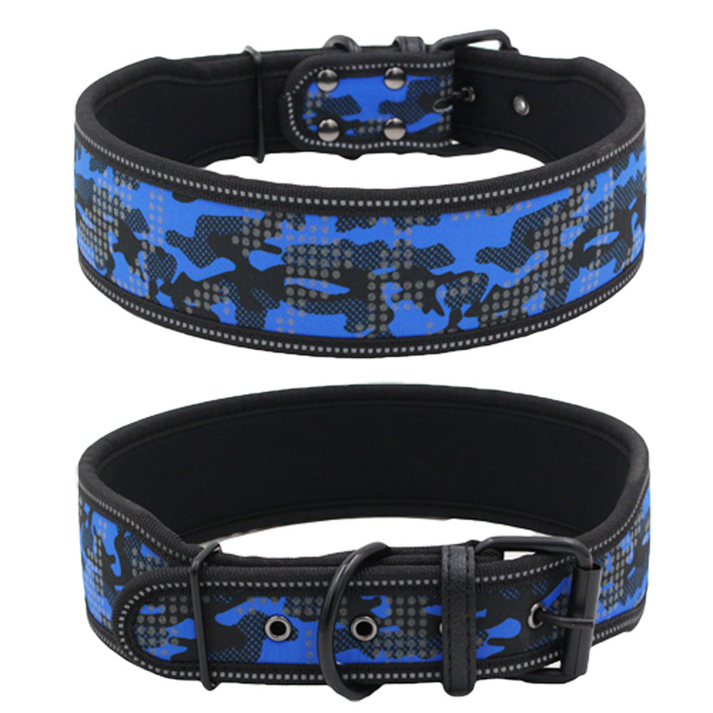 Reflective Camouflage Comfortable Dog Collar - Pooch2Spoil