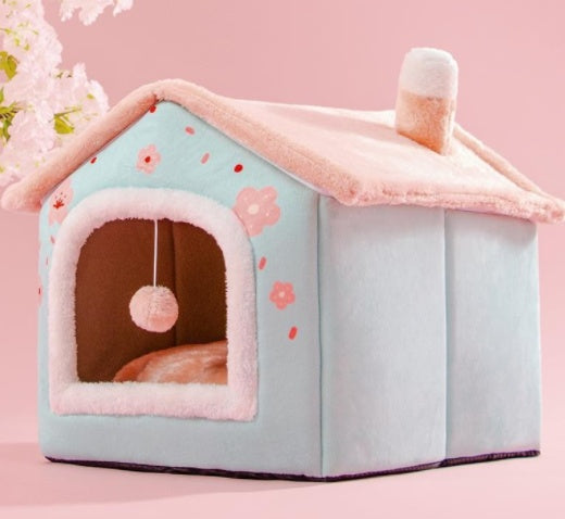 Foldable Dog House Winter Dog Villa Sleep Kennel - Pooch2Spoil