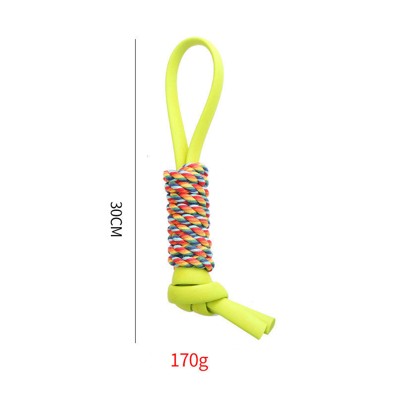 Dog TPR Chewing Toy, Resistant To Bite Molar Teeth Cleaning Toy