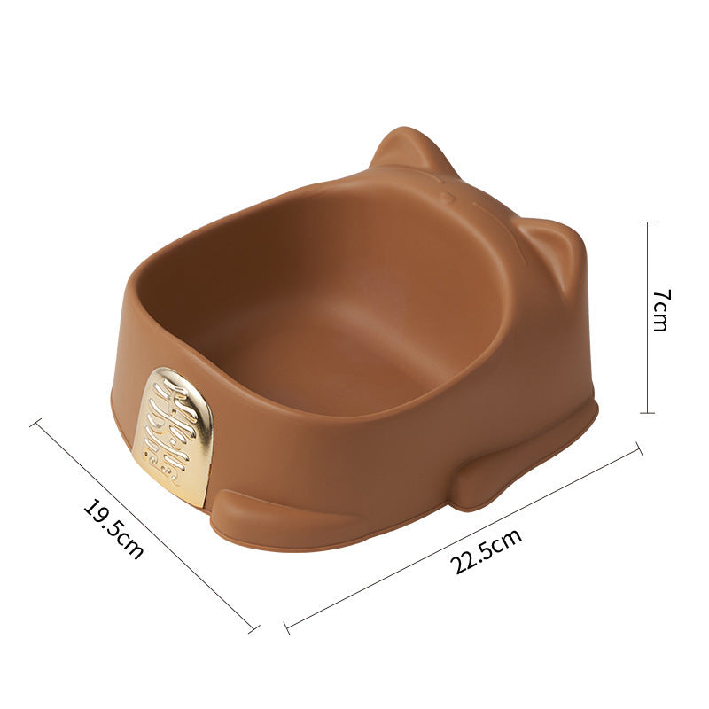 Pet Food Bowl Anti-Choking Dod Feeder Bowl Neck Protection, Anti Slip Rubbers, Anti-Vomiting Prevent Choking