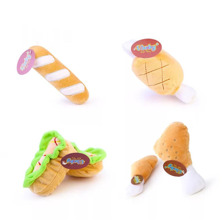 Bread Fruit Pet Dog Plush Toy