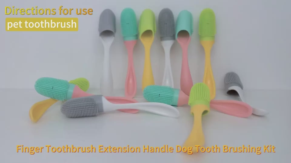 Silicone Finger Wrap Dog Toothbrush