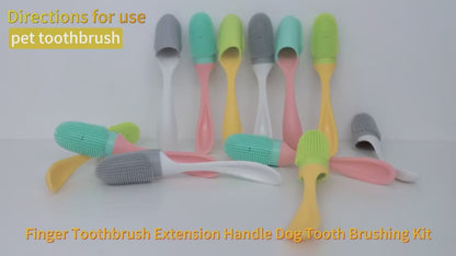 Silicone Finger Wrap Dog Toothbrush